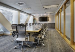 Empty conference room